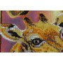 Main Bead Embroidery Kit on Canvas  Abris Art AB-538 Giraffes