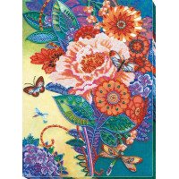 Main Bead Embroidery Kit on Canvas  Abris Art AB-543 Magic colors