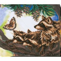 Main Bead Embroidery Kit on Canvas  Abris Art AB-552 Fun game