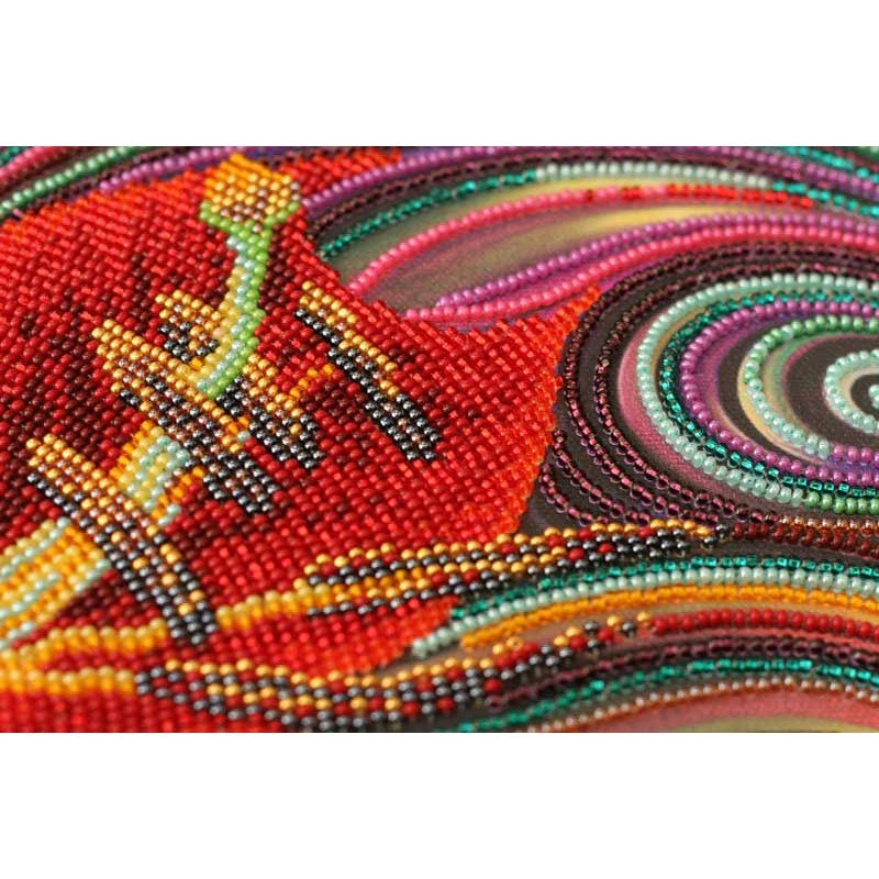 Набор для вышивки бисером на холсте Абрис Арт АВ-558 Великолепная лилия