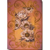 Main Bead Embroidery Kit on Canvas  Abris Art AB-567 Grisaille