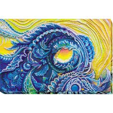 Main Bead Embroidery Kit on Canvas  Abris Art AB-573 Song of the Sea