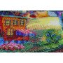 Main Bead Embroidery Kit on Canvas  Abris Art AB-589 Under the colored skies