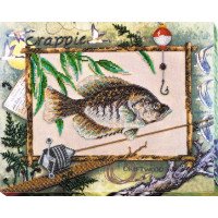 Main Bead Embroidery Kit on Canvas  Abris Art AB-592 Successful fishing