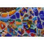 Main Bead Embroidery Kit on Canvas  Abris Art AB-610 Park Guell