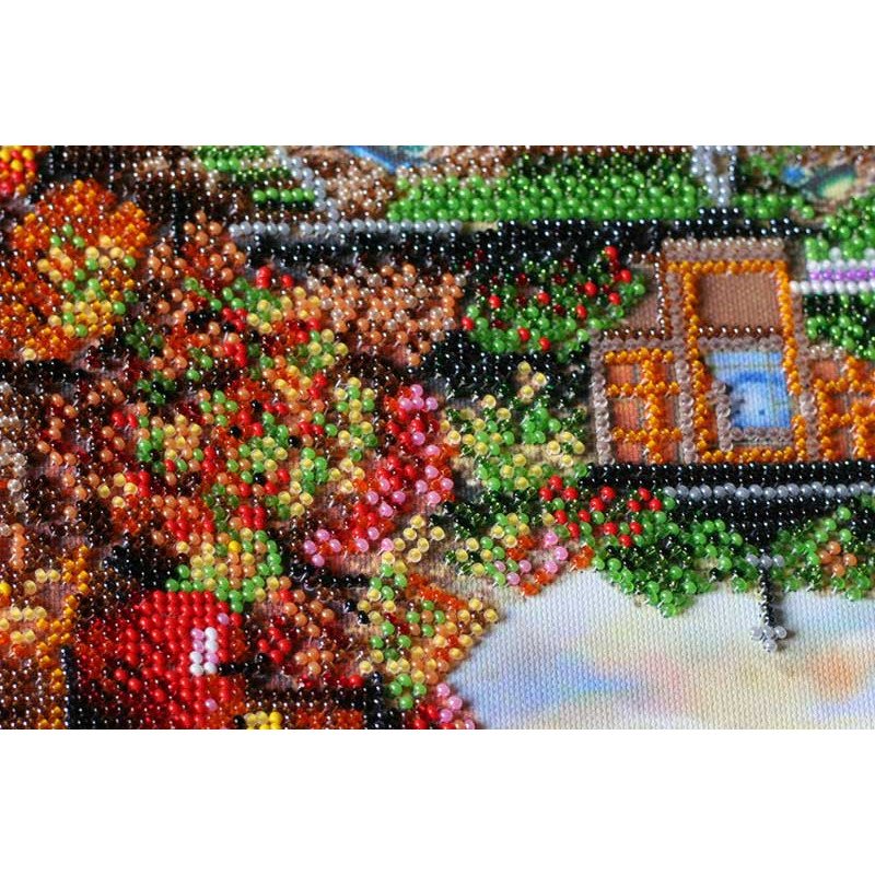 Main Bead Embroidery Kit on Canvas  Abris Art AB-619 Seasons