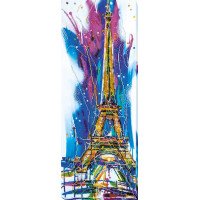 Main Bead Embroidery Kit on Canvas  Abris Art AB-624 The Eiffel Tower