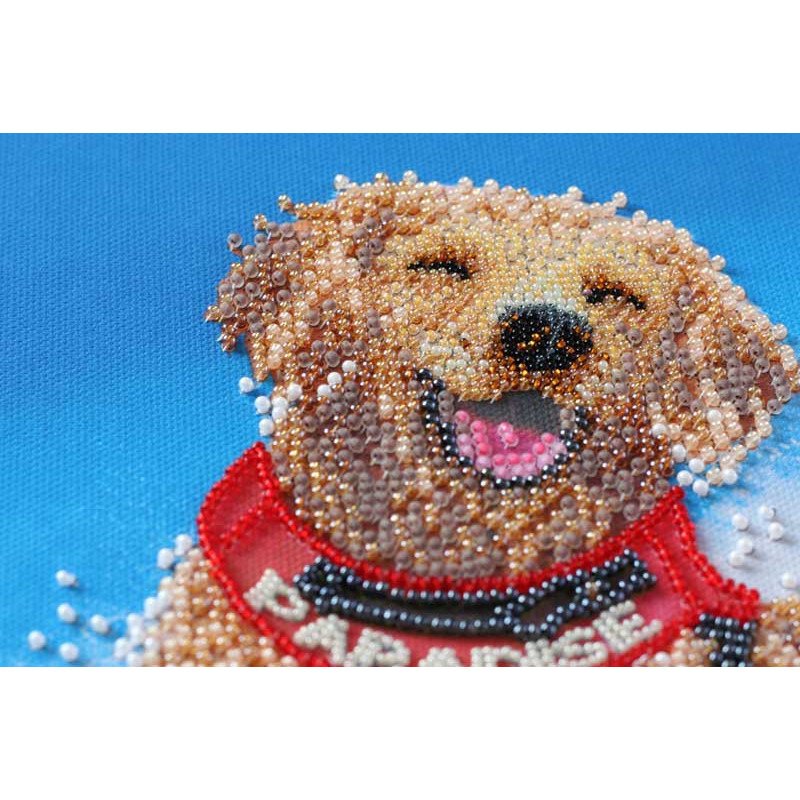 Main Bead Embroidery Kit on Canvas  Abris Art AB-631 Sea of joy
