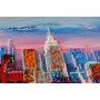 Main Bead Embroidery Kit on Canvas  Abris Art AB-637 Evening city