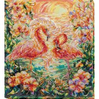 Main Bead Embroidery Kit on Canvas  Abris Art AB-645 Trembling feelings