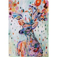 Main Bead Embroidery Kit on Canvas  Abris Art AB-647 Noble deer