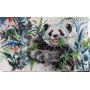 Main Bead Embroidery Kit on Canvas  Abris Art AB-651 Bamboo bear