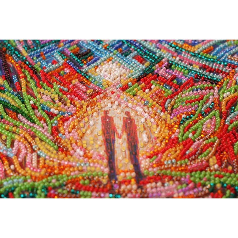 Main Bead Embroidery Kit on Canvas  Abris Art AB-652 Awakening of love