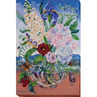 Main Bead Embroidery Kit on Canvas  Abris Art AB-653 A gentle date