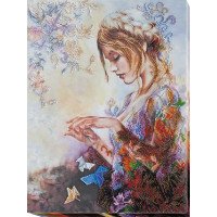 Main Bead Embroidery Kit on Canvas  Abris Art AB-675 Dreaming