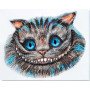 Main Bead Embroidery Kit on Canvas  Abris Art AB-687 Cheshire Cat