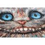 Main Bead Embroidery Kit on Canvas  Abris Art AB-687 Cheshire Cat