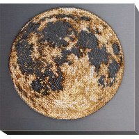 Main Bead Embroidery Kit on Canvas  Abris Art AB-702 Moon