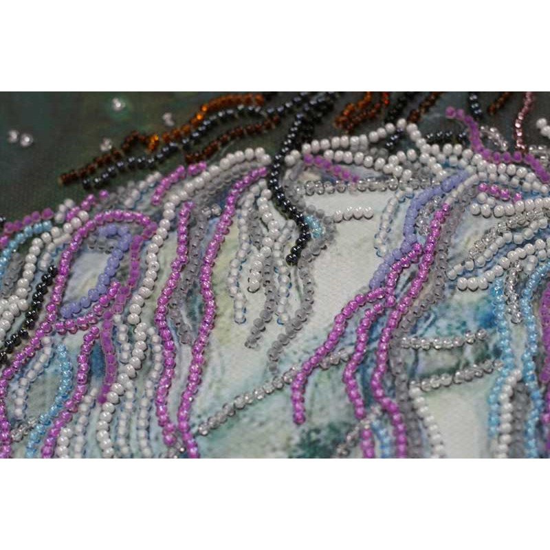 Main Bead Embroidery Kit on Canvas  Abris Art AB-752 Devotion