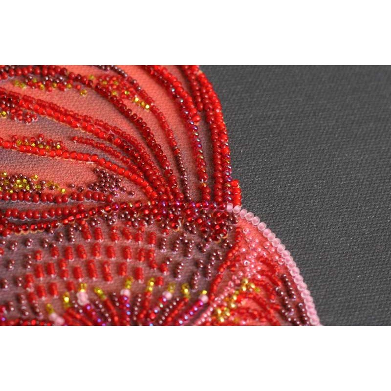 Набор для вышивки бисером на холсте Абрис Арт АВ-754 Красное золото