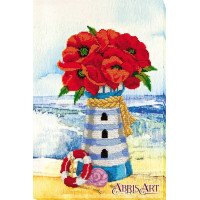 Main Bead Embroidery Kit on Canvas  Abris Art AB-761 Summer-1