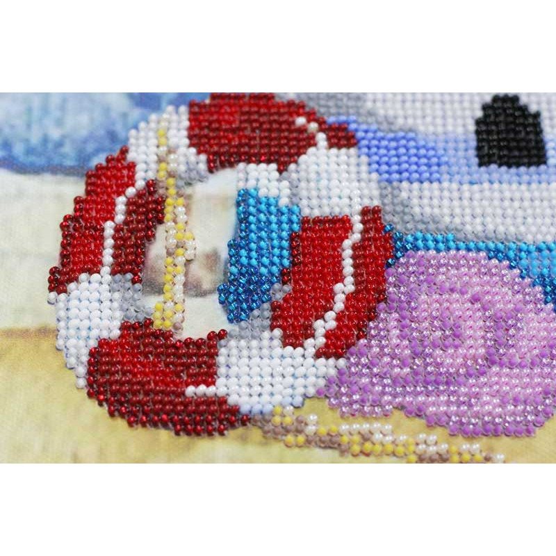 Main Bead Embroidery Kit on Canvas  Abris Art AB-761 Summer-1