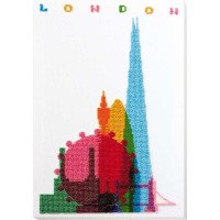 Main Bead Embroidery Kit on Canvas  Abris Art AB-763 New london