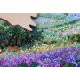 Main Bead Embroidery Kit on Canvas  Abris Art AB-766 Fields of Provence