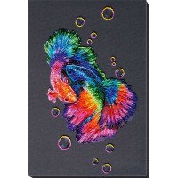 Main Bead Embroidery Kit on Canvas  Abris Art AB-822 Rainbow dance