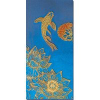 Main Bead Embroidery Kit on Canvas  Abris Art AB-825 Koi blue