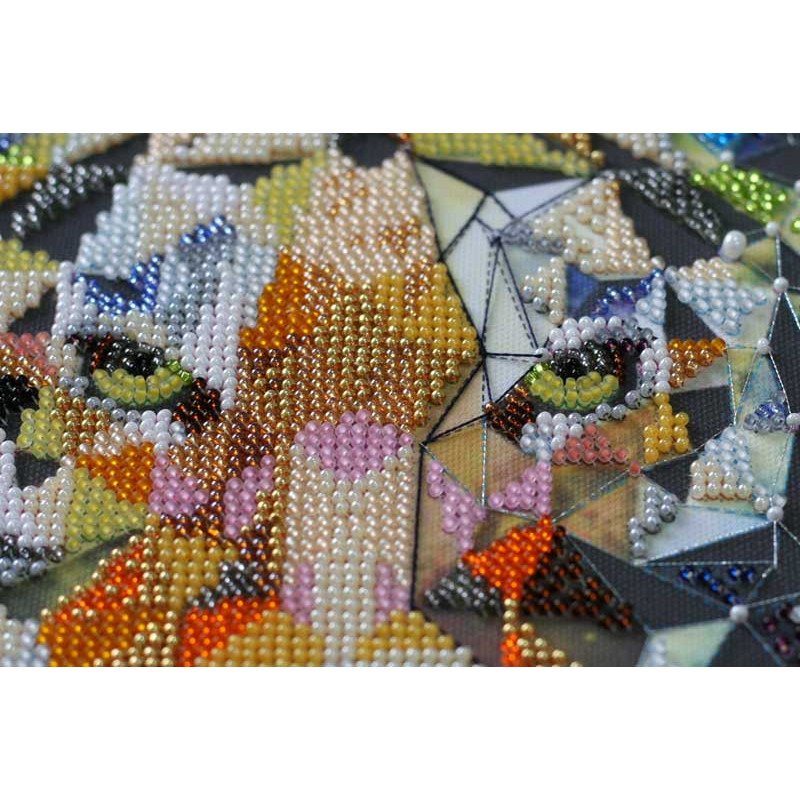 Набор для вышивки бисером на холсте Абрис Арт АВ-834 Созвездие Тигра