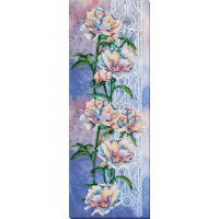 Main Bead Embroidery Kit on Canvas  Abris Art AB-850 Flowering sorbet