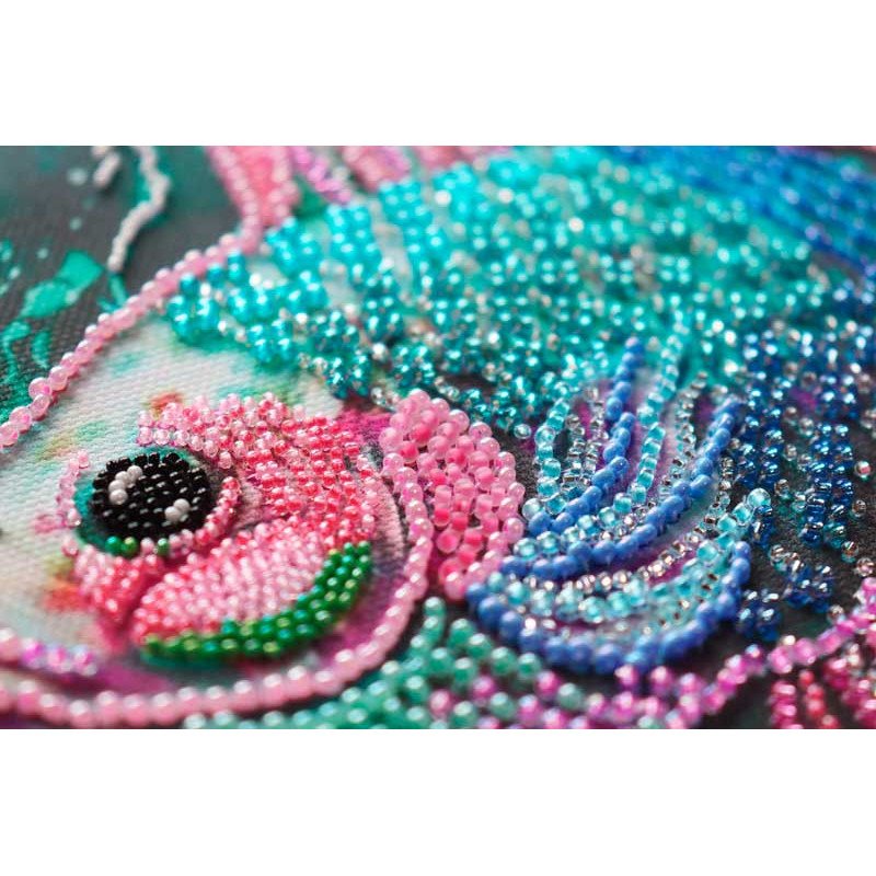 Main Bead Embroidery Kit on Canvas  Abris Art AB-911 In depth