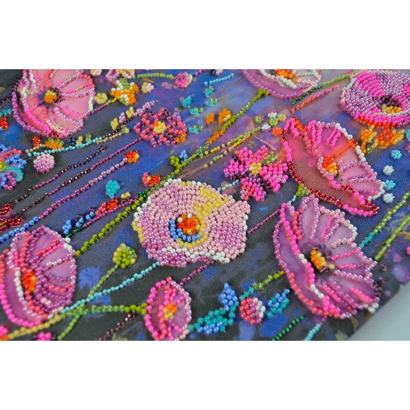 Main Bead Embroidery Kit on Canvas  Abris Art AB-913 Spring moment