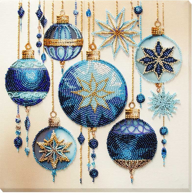 Main Bead Embroidery Kit on Canvas  Abris Art AB-925 Crystal patterns