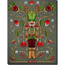 Main Bead Embroidery Kit on Canvas  Abris Art AB-926 The hero of Christmas night