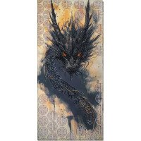 Main Bead Embroidery Kit on Canvas  Abris Art AB-966 Awakening of a Legend