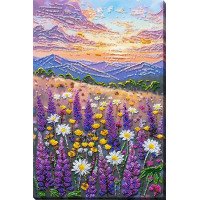 Набір для вишивання бісером на полотні Абріс Арт АВ-974 Долина мрій