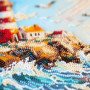 Main Bead Embroidery Kit on Canvas  Abris Art AB-989 Lighthouse Above the Waves