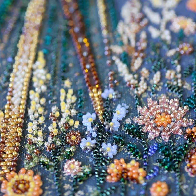 Main Bead Embroidery Kit on Canvas  Abris Art AB-990 Moon Maiden