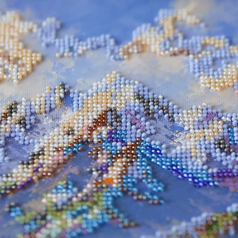 Main Bead Embroidery Kit on Canvas  Abris Art AB-995 Path to a Dream