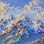 Main Bead Embroidery Kit on Canvas  Abris Art AB-995 Path to a Dream