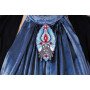 Набір для вишивання бісером прикраси на натуральному художньому холсті Абріс Арт AD-013 Східний мотив