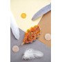 Набір для вишивання бісером прикраси на натуральному художньому холсті Абріс Арт AD-017 Дубовий листочок