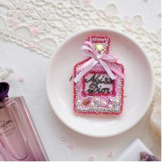 Bead embroidery kit decorations Abris Art AD-037 Miss Dior