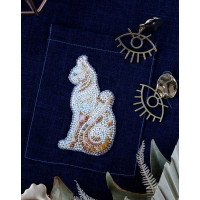 Bead embroidery kit decorations Pattern canvas Abris Art AD-109 Bast-A