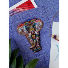 Набір для вишивання бісером прикраси на натуральному художньому холсті Паттернхолст Абріс Арт AD-111 Чудо Індії-А