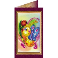 Bead embroidery kit postcard Abris Art AO-028 Congratulations-6