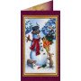 Набор для вышивки бисером открытка Абрис Арт АО-037 С Рождеством Христовым-2