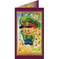 Bead embroidery kit postcard Abris Art AO-077 Defender-3